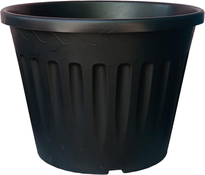 12 inch black plastic pot Plantncr
