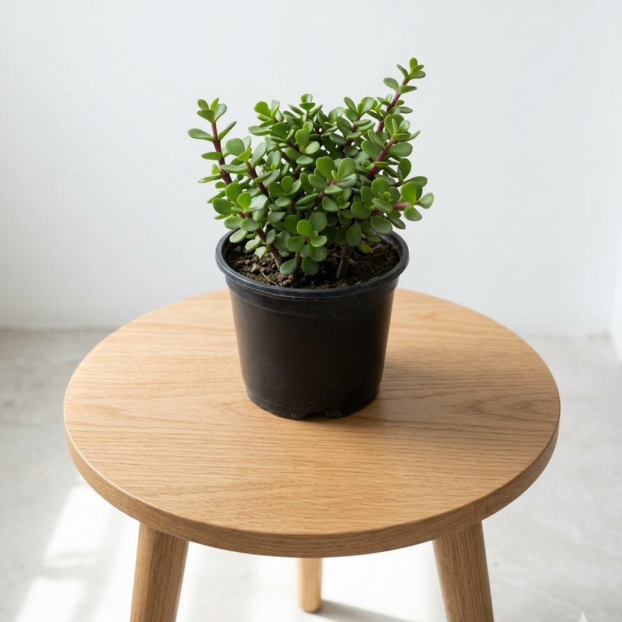 jade plant crassula ovata indoor succulent plant in pot  
lucky money plant for home vastu jade plant india  
small jade plant indoor decor table plant  
low maintenance succulent jade plant nursery pot