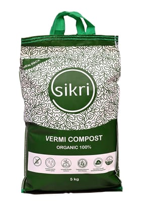 (5kg) Sikri Organic Vermicompost for plants groth Plantncr